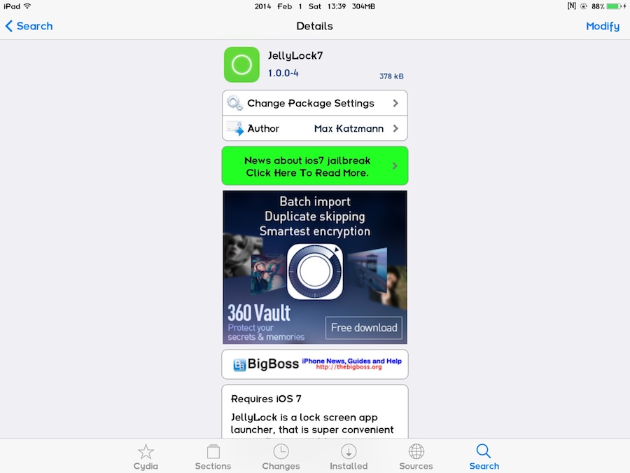 Jellylock7 Iphone Ipadのロック画面にアプリランチャーを表示するjb App 要脱獄