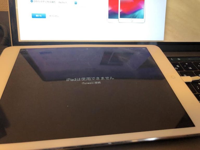 「iPhone / iPad / iPodは使用できません。iTunesに接続」原因と復旧する解決方法 [iOS]