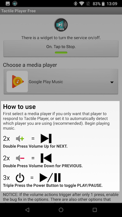 Androidの音量ボタンで曲送りする方法 ボリューム 電源キーに 次 前へ移動 や 再生 一時停止 を割り当てよう