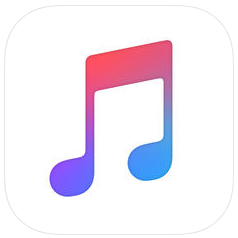 iOS標準「ミュージック」アプリのアイコン