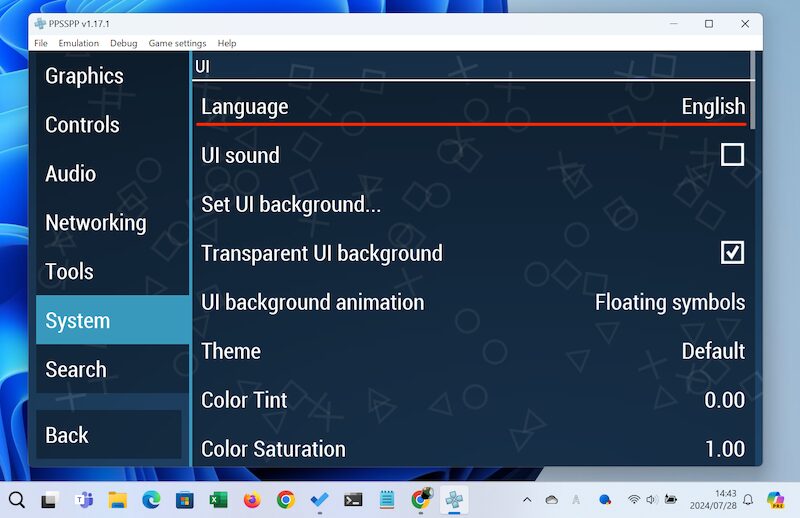 言語を日本語へ変える2