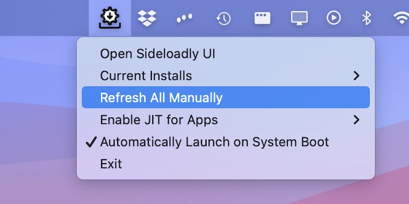 Sideloadlyで署名を更新する方法3